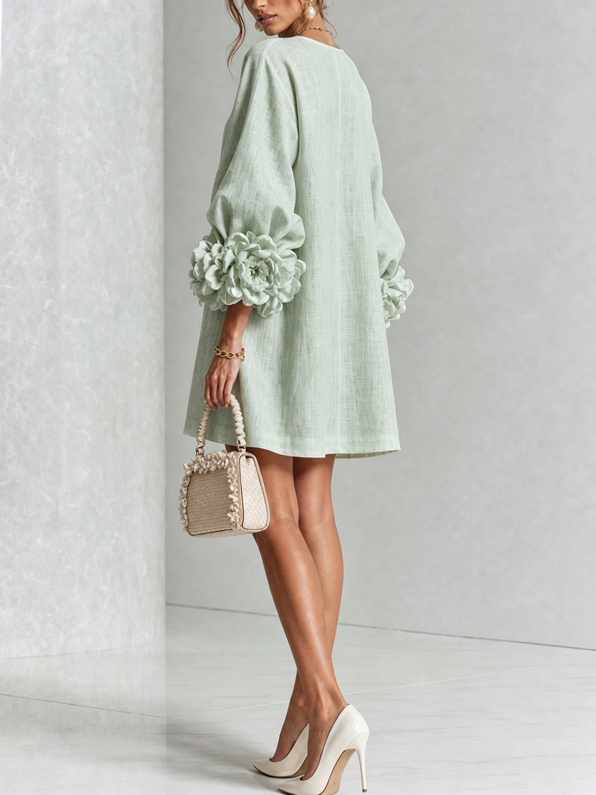 Élodie | Vestido floral abotonado