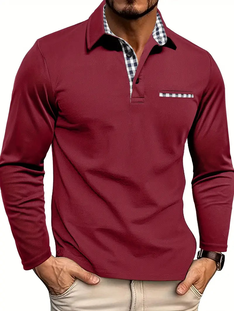 Polo de manga larga Premium