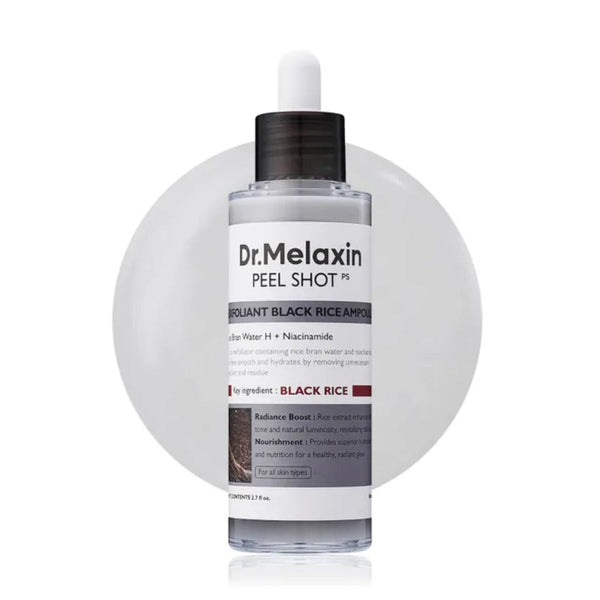 Exfoliante Dr.Melaxin Peel Shot Exfoliating Black Rice Ampoule 80ml