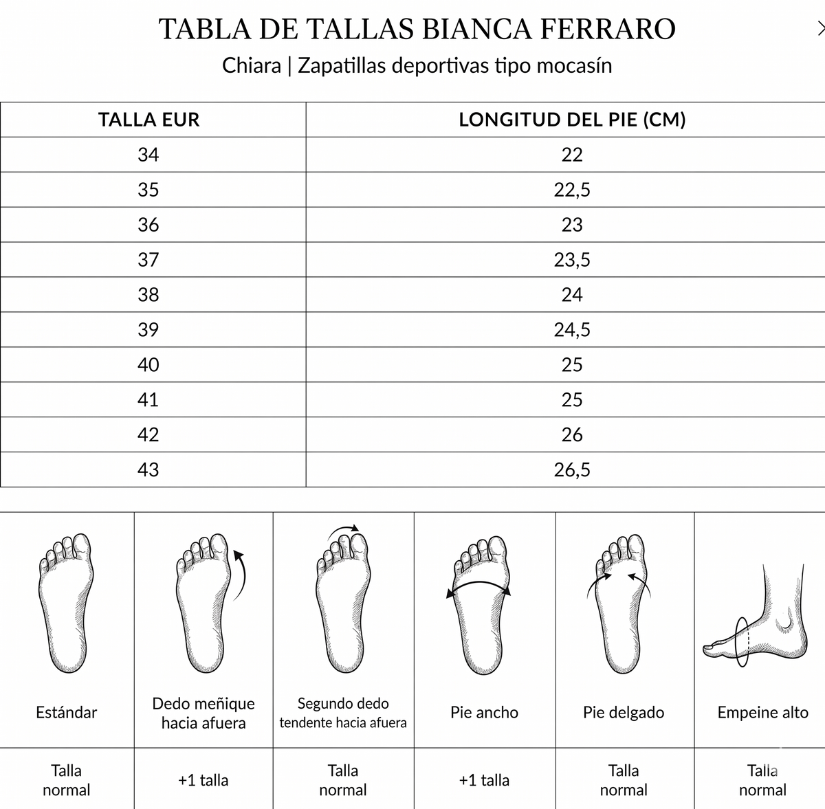 Chiara | Sneakers tipo mocasín.