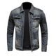 Carl - Chaqueta vaquera de estilo retro