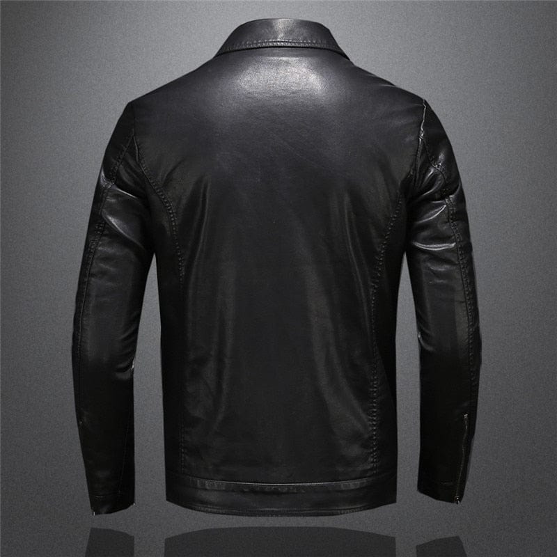 Antonio - Elegante chaqueta de piel vegana