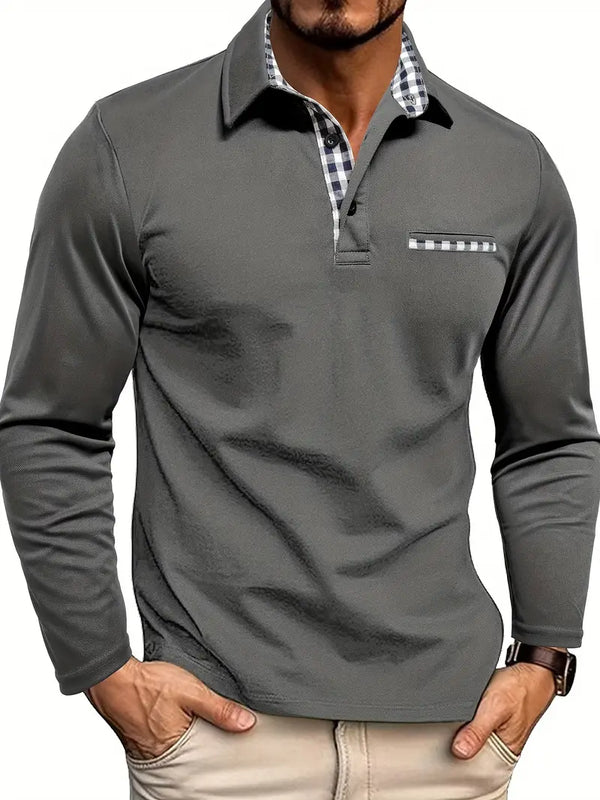 Polo de manga larga Premium