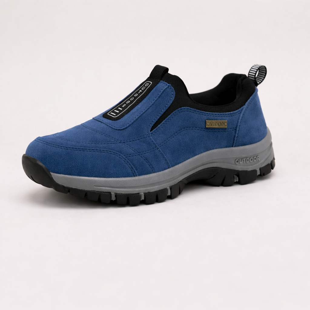 Zapato para caminar sin dolor — especialmente diseñado para personas con pies anchos o molestias en los pies.