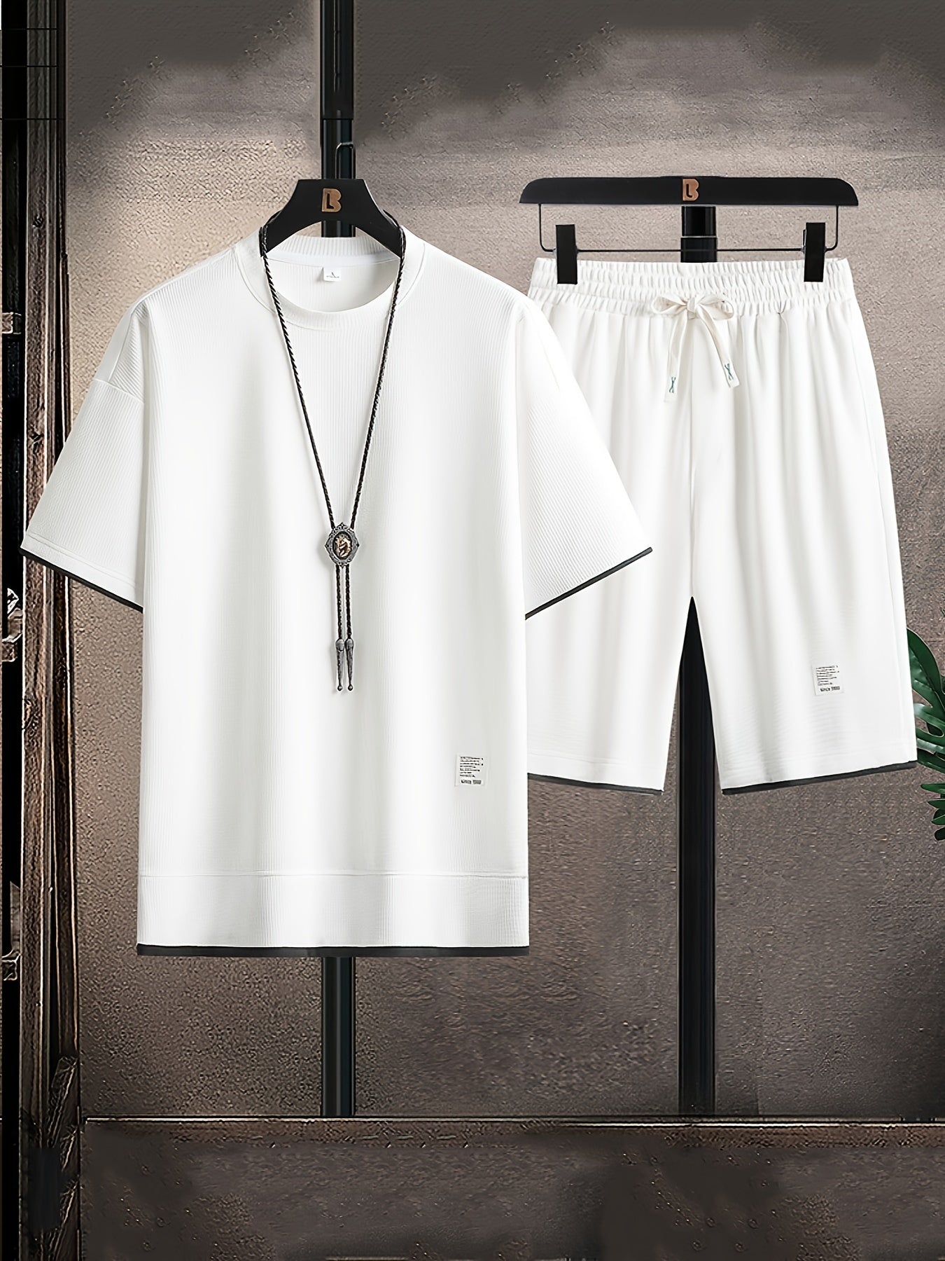 Conjunto Premium Moderno para Hombre de Cuello Redondo