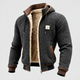 Leonardo | Chaqueta Retro con Capucha y Cremallera
