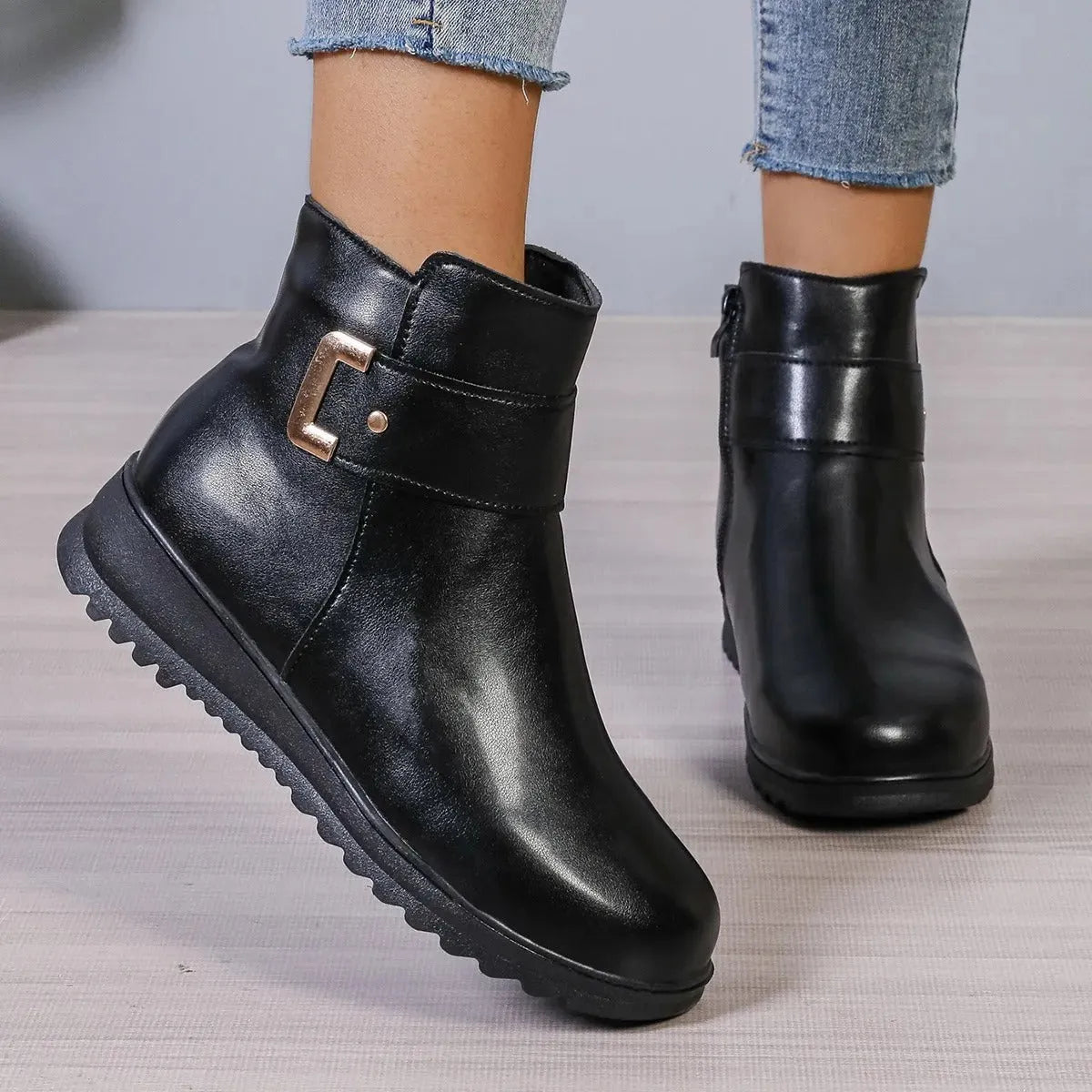 NORDYNA | Botines de invierno para mujer cálidos y elegantes