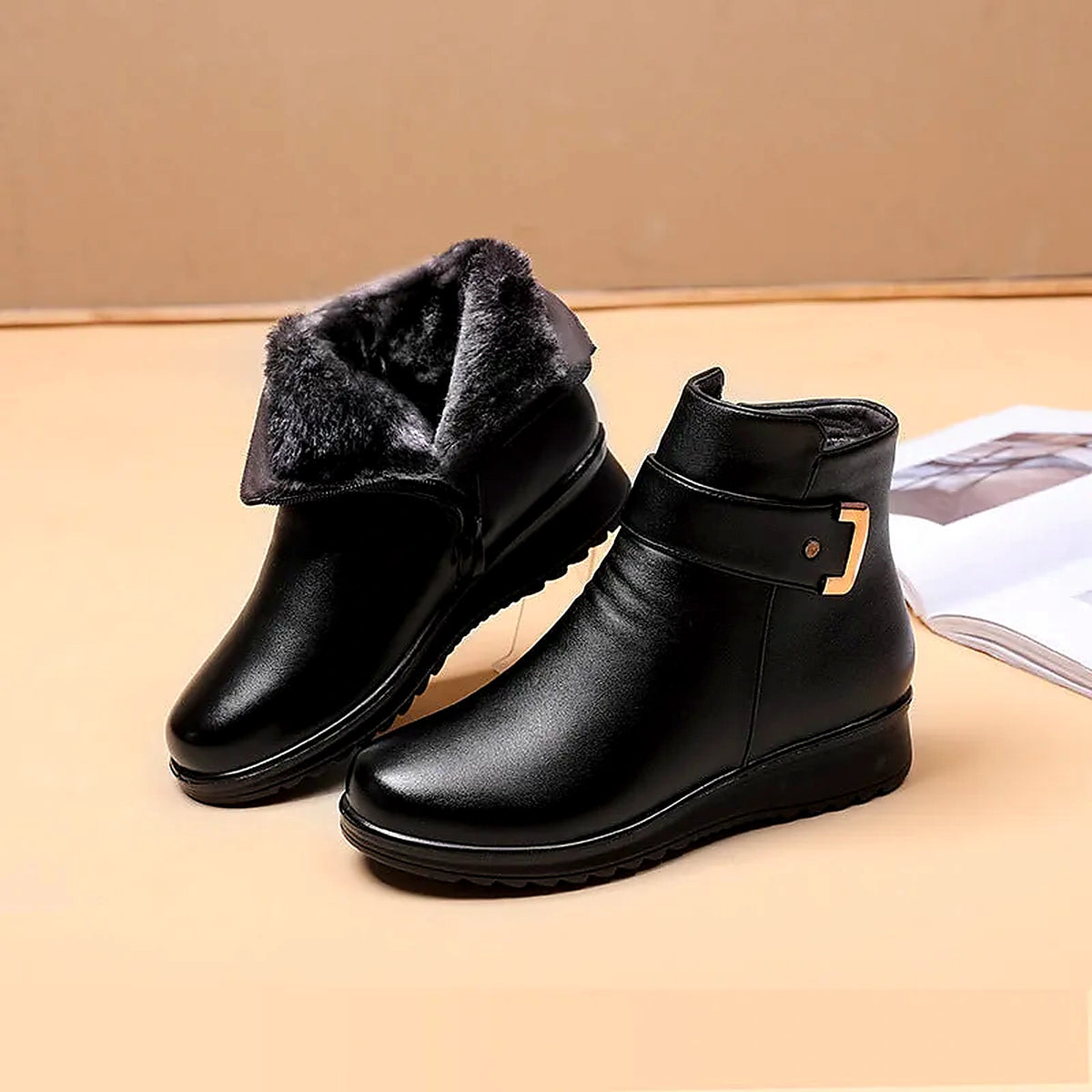 NORDYNA | Botines de invierno para mujer cálidos y elegantes