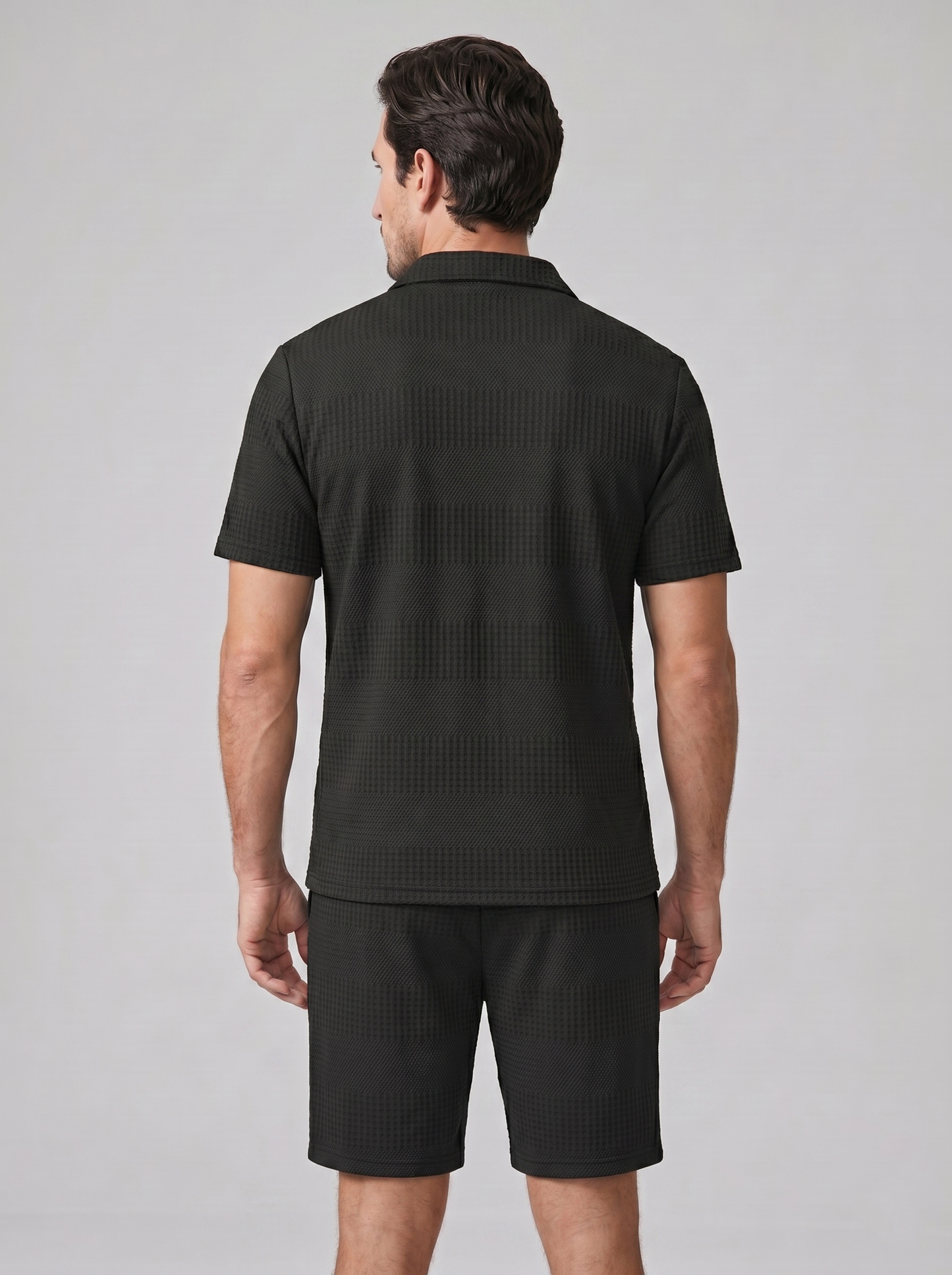 Conjunto de Polo y Pantalón Corto para Hombre – Casual de Verano