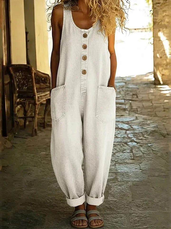Ruth™ | Peto vaquero vintage de algodón