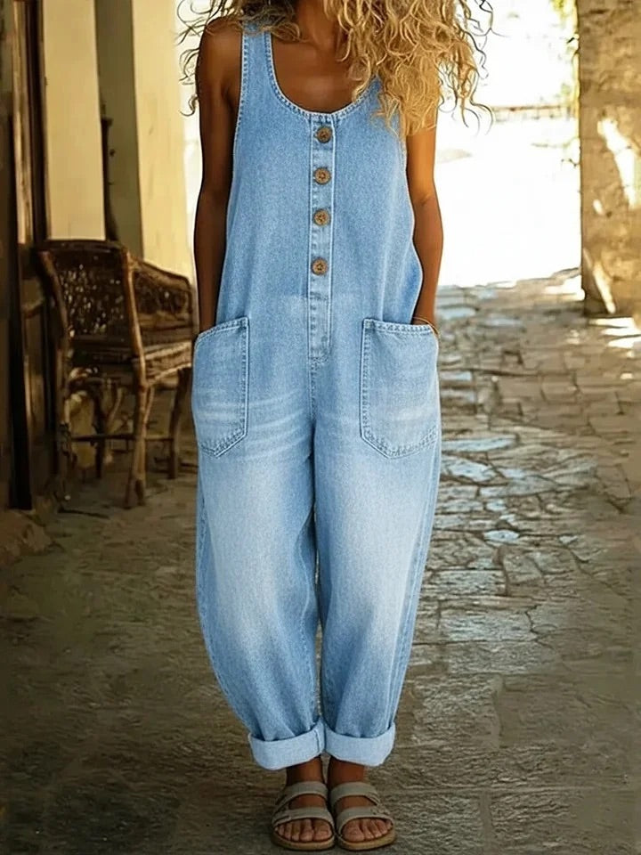 Ruth™ | Peto vaquero vintage de algodón