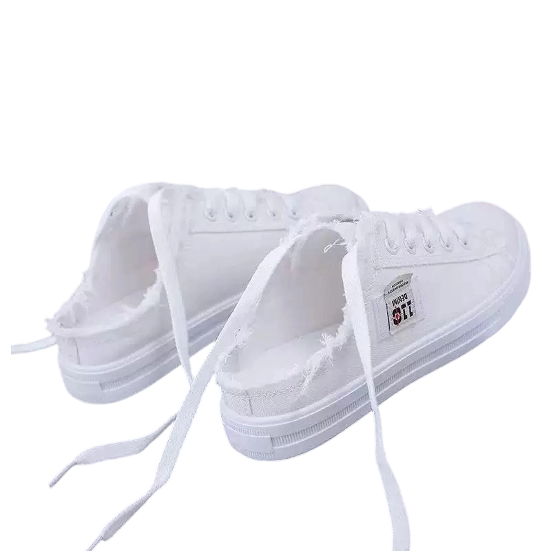 👟 ¡50 % DE DESCUENTO! 👖 Zapatillas tipo mule de denim para mujer: fáciles de poner, con suela cómoda y perfectas para un look veraniego atrevido ☀️