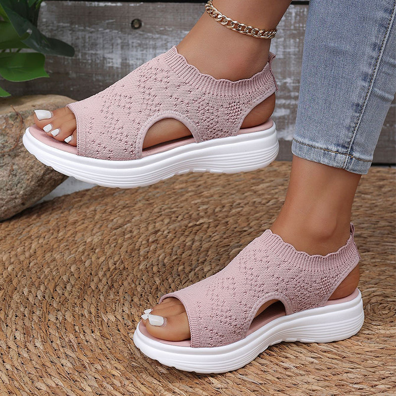 Sandalias de Plataforma Transpirables y cómodas