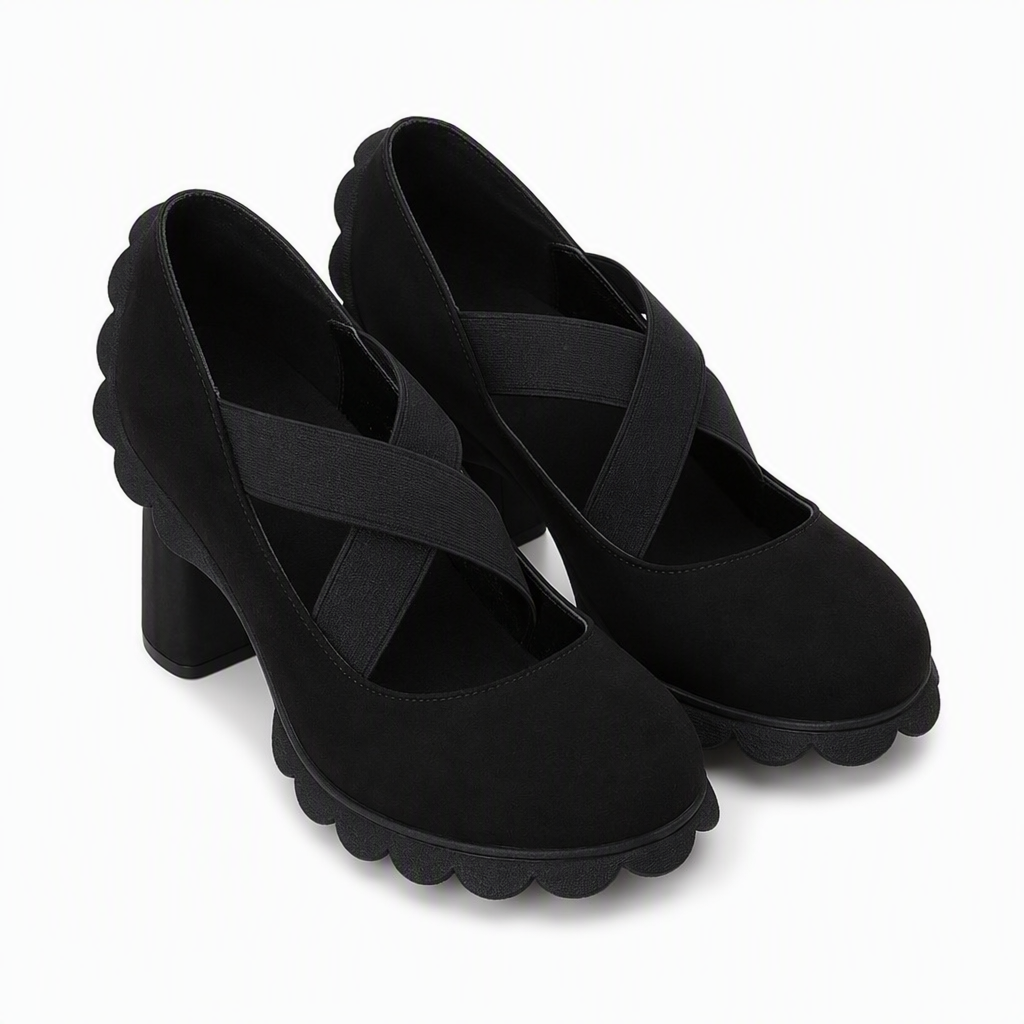 Zapatos Mary Jane de punta redonda