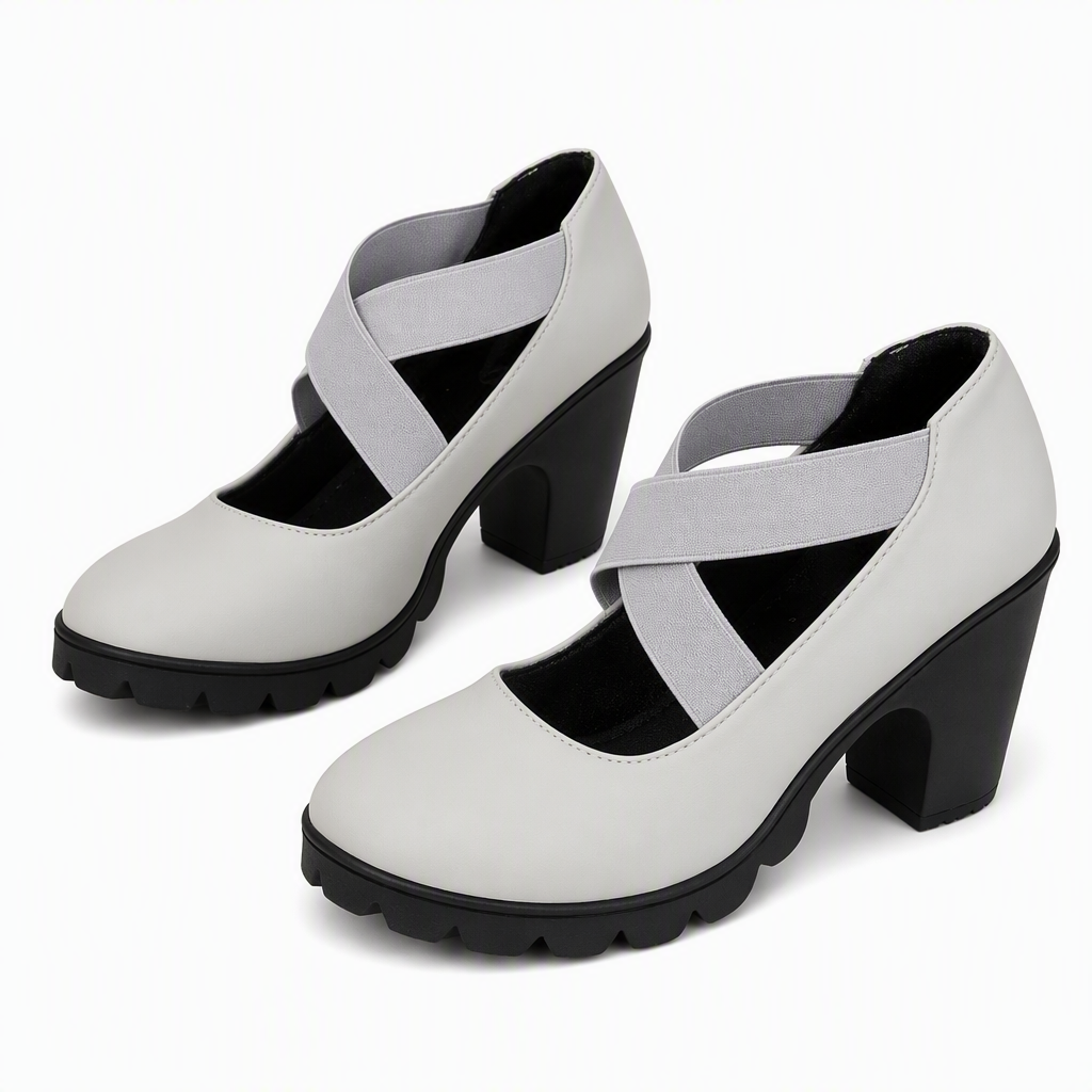 Zapatos Mary Jane de punta redonda