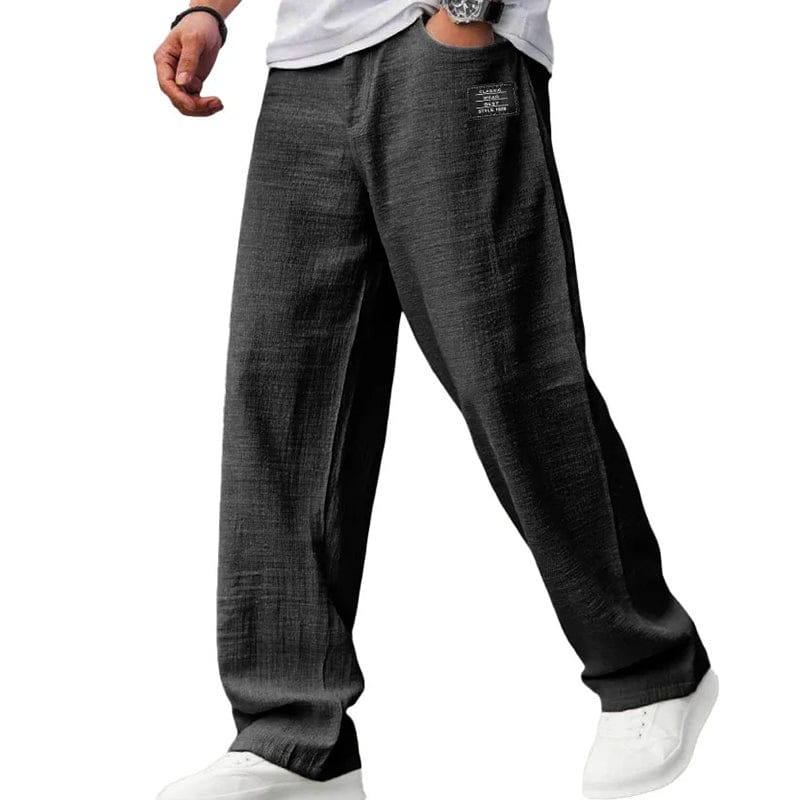 Madrid - Pantalones de hombre transpirables de lino y algodón