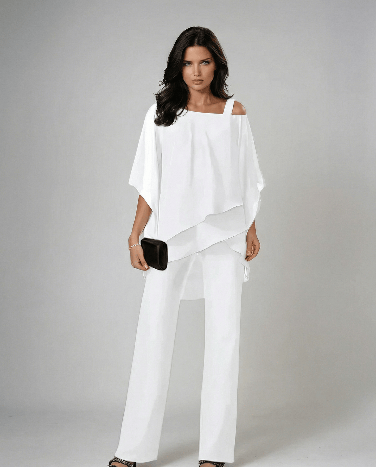 Marina - Conjunto blusa y pantalón